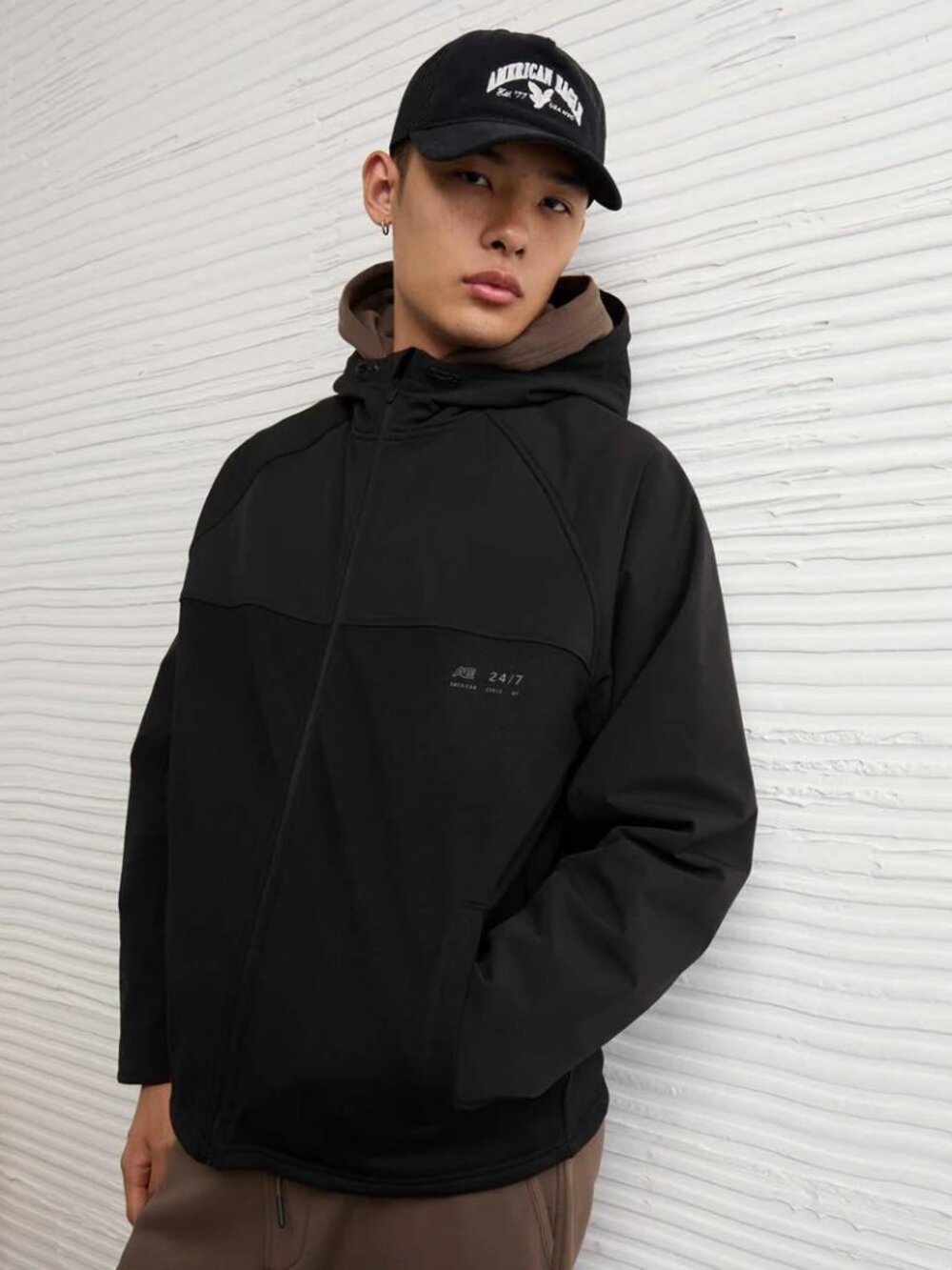 AE 24/7 Cozy Zip-Up Hoodie, S